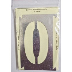 Șablon metalic S2 100 mm pentru vopsire și embosare