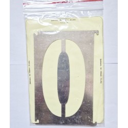 Șablon metalic S2 150 mm pentru vopsire și embosare