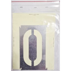Șablon metalic S1 180 mm pentru vopsire și embosare
