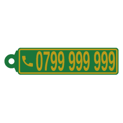 Breloc personalizat 3D Auto sau Telefon | Print 3D
