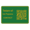 Carte de vizită 3D cu QR personalizată pentru business