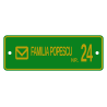 Plăcuță cutie poștală personalizată 3D cu nume