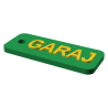 Tag pentru chei personalizat 3D în două culori