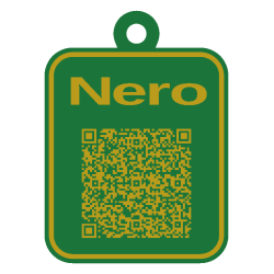 Tag QR pentru animale personalizat 3D cu nume