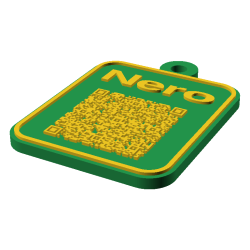 Tag QR pentru animale personalizat 3D cu nume