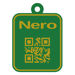 Tag QR pentru animale personalizat 3D cu nume