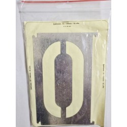 Șablon metalic S1 150 mm pentru vopsire și embosare