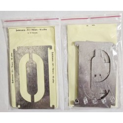Șablon metalic S1 70 mm pentru vopsire și embosare